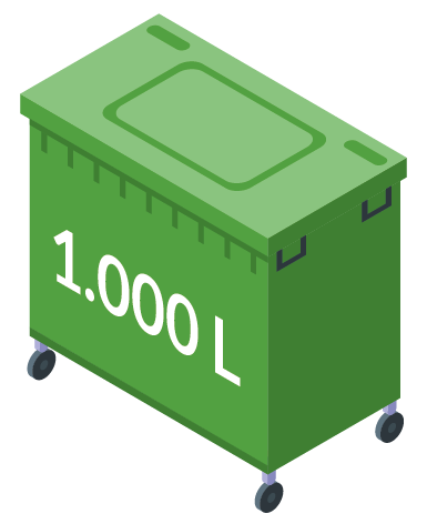 Minicontainer 1000L